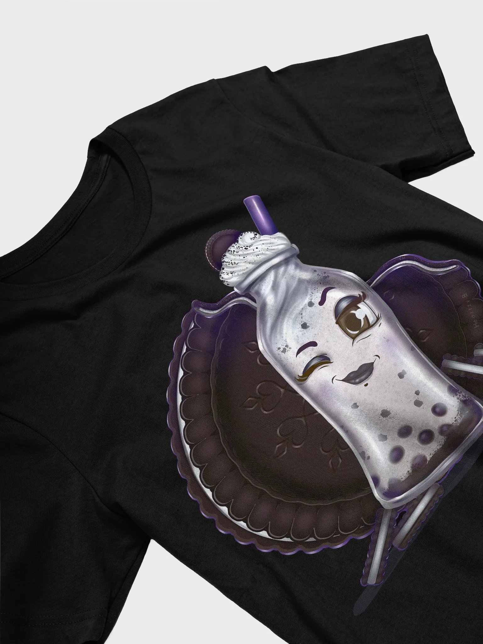 Cookies & Cream Boba Supreme Supersoft T-Shirt product image (19)