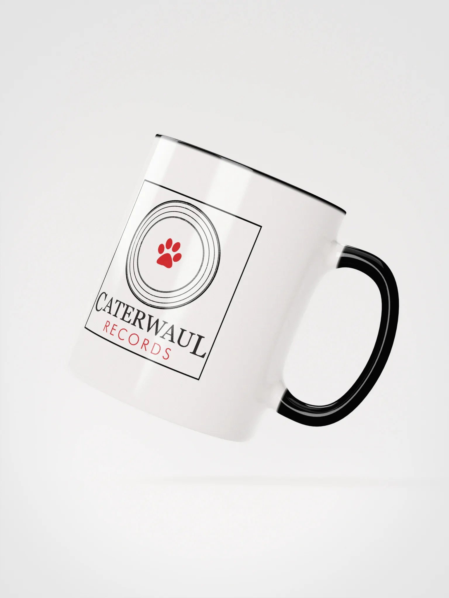 Caterwaul Records mug - Red paw product image (3)