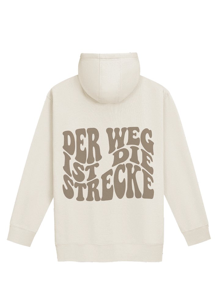 Der Weg ist die Strecke - Unisex Cotton Hoodie product image (2)