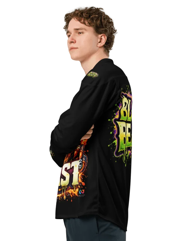 LIMITED EDITION - CNX Core All-over print Unisex Long Sleeve Tee — Block Beast 002 product image (7)