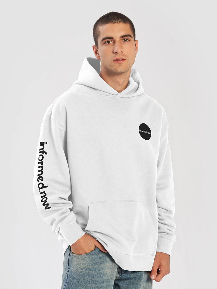 informed.now Unisex Premium Oversized Hoodie (Black) product image (1)
