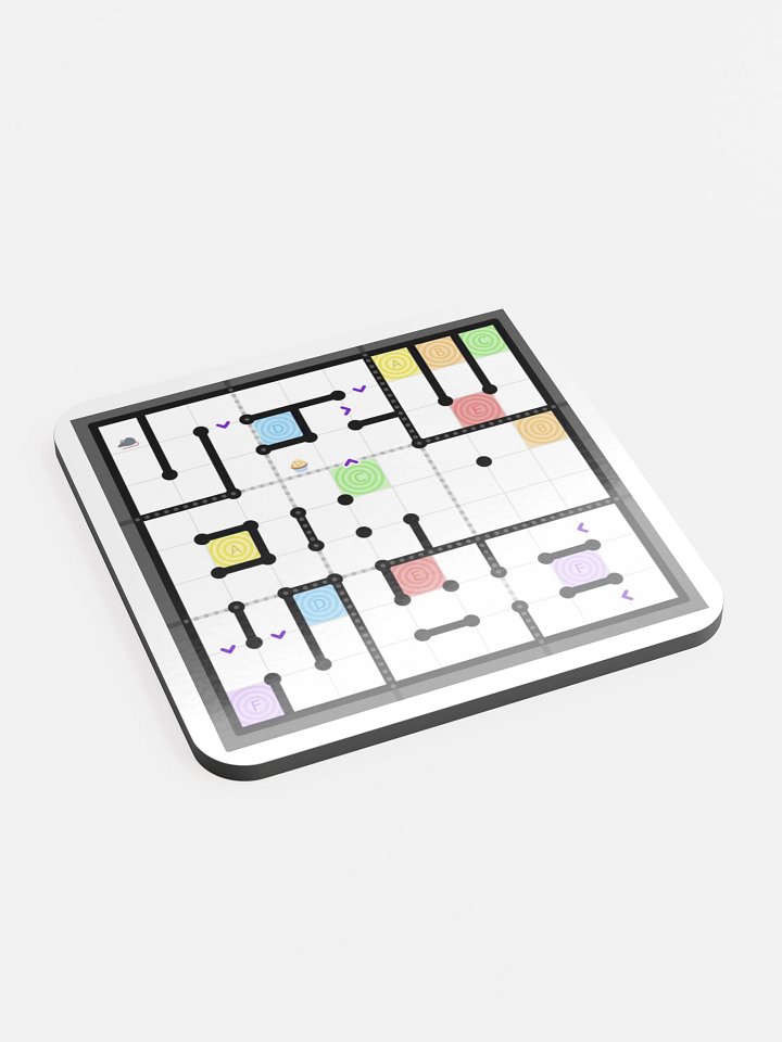 Rat Run Coaster Black Maze product image (2)