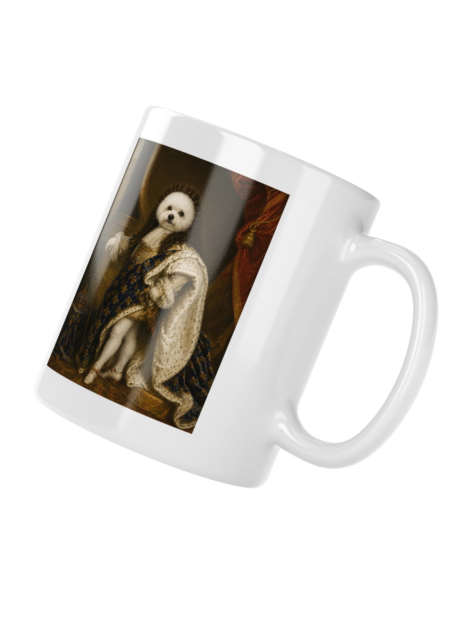 Bichon Portrait of Louis XIV Mug product image (4)