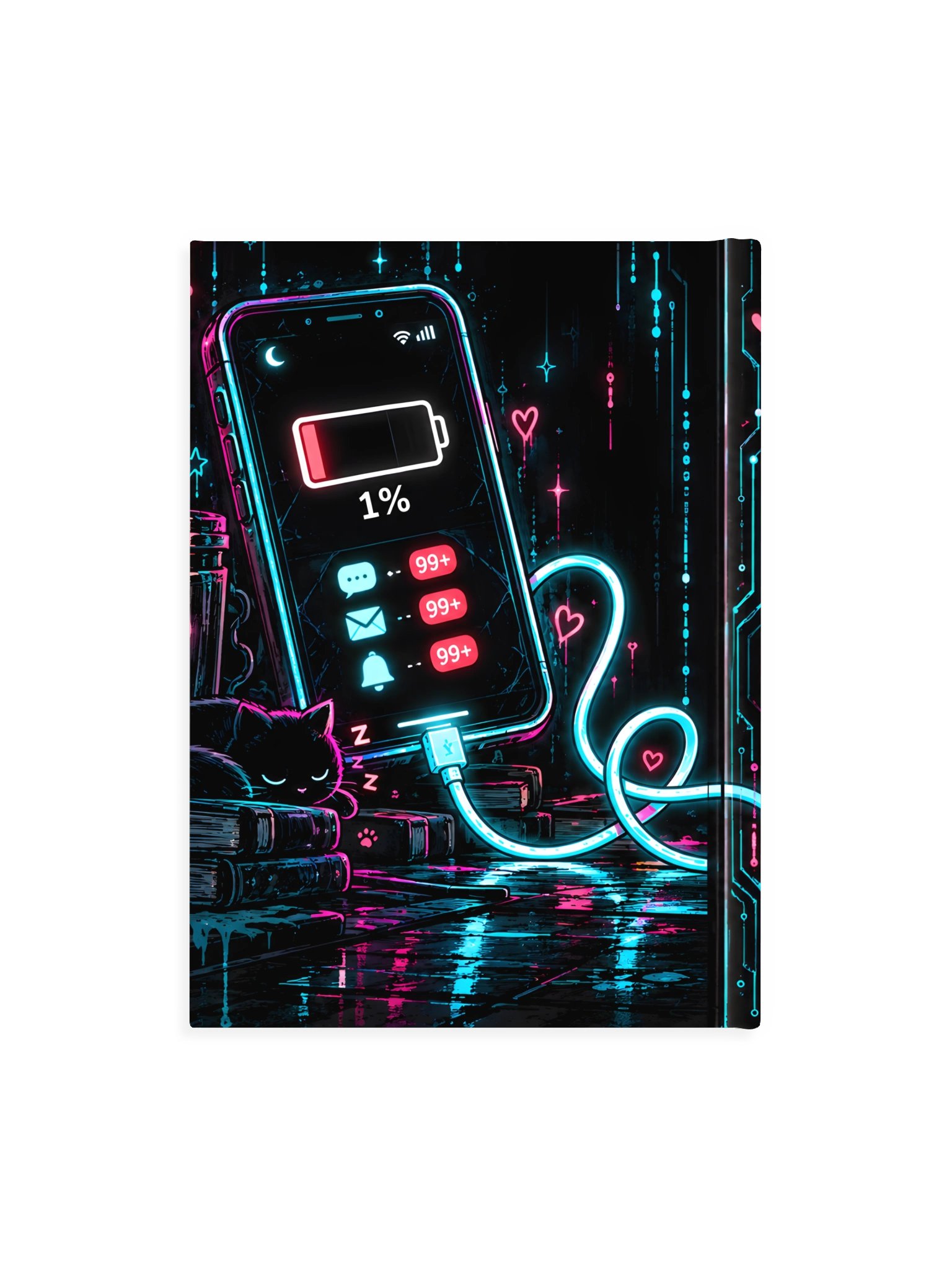 Social Battery: 1% 🔋 | Low Power, High Thoughts Journal product image (2)