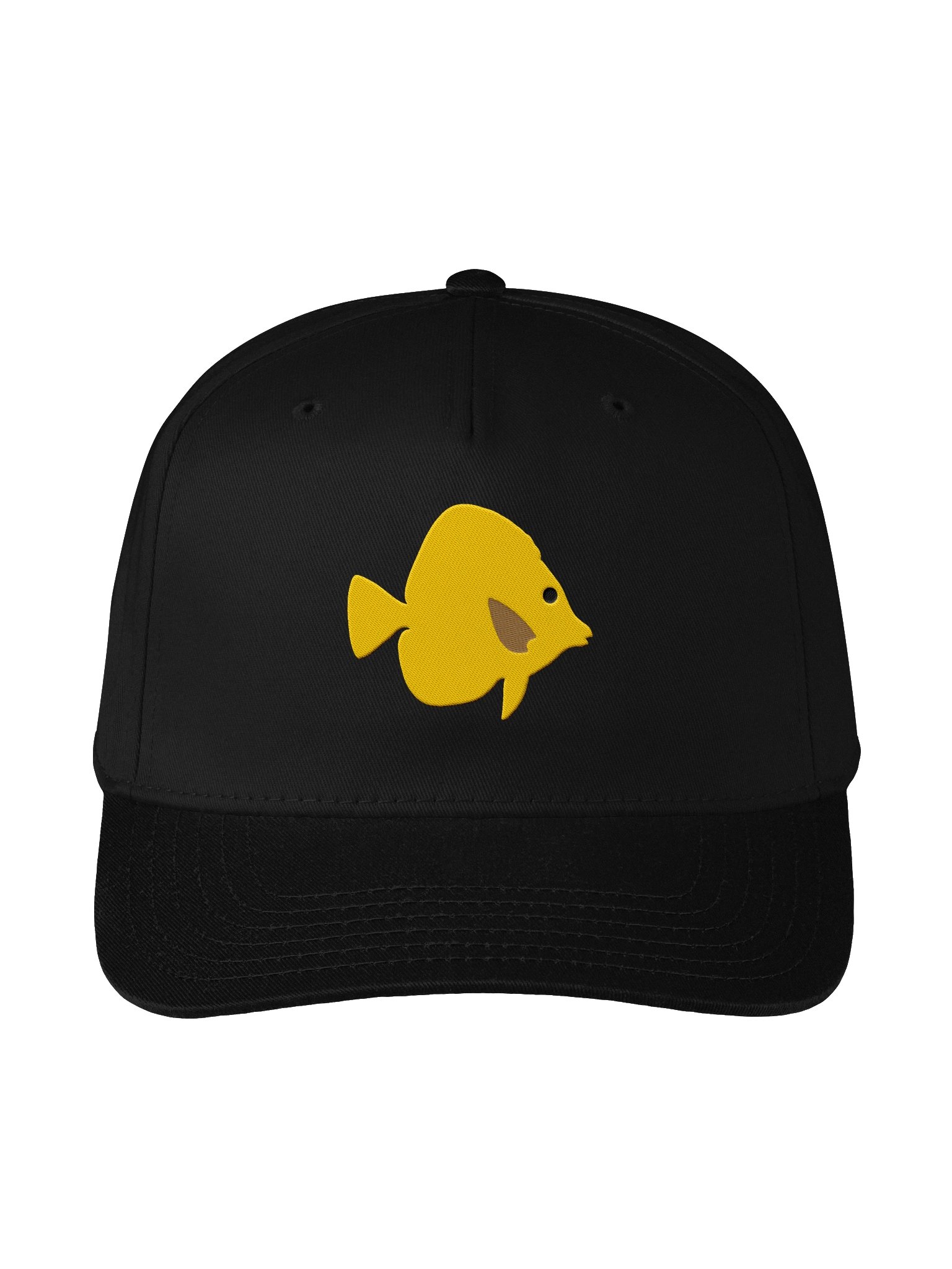 Yellow Tang Mid-Profile Baseball Cap (Embroidered) for Reef and Marine Aquarium Lovers product image (1)