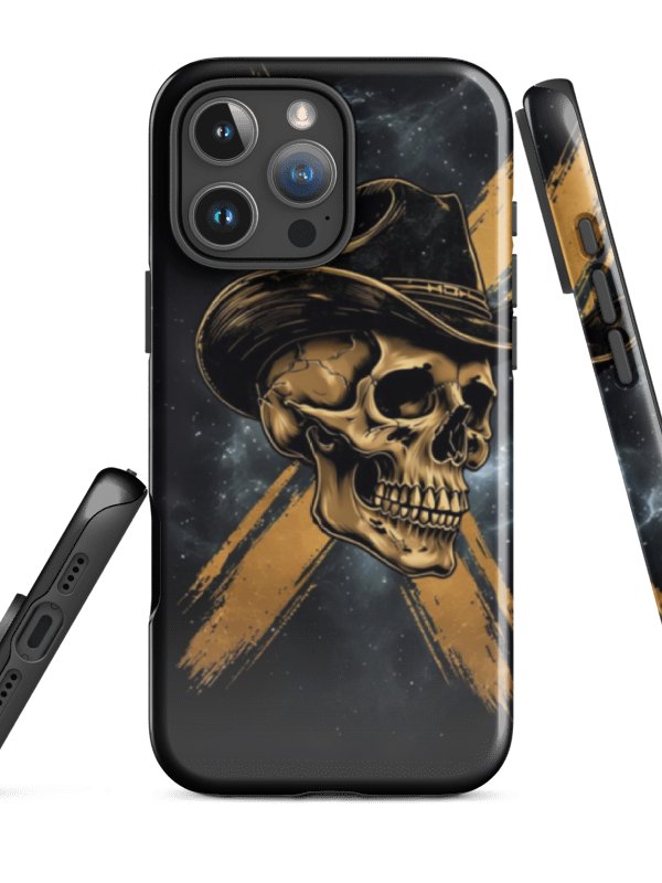 Golden Cowboy Skull Tough iPhone® Case product image (4)