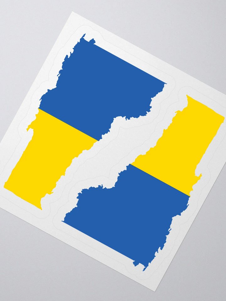 Vermont for Ukraine Stickers product image (2)