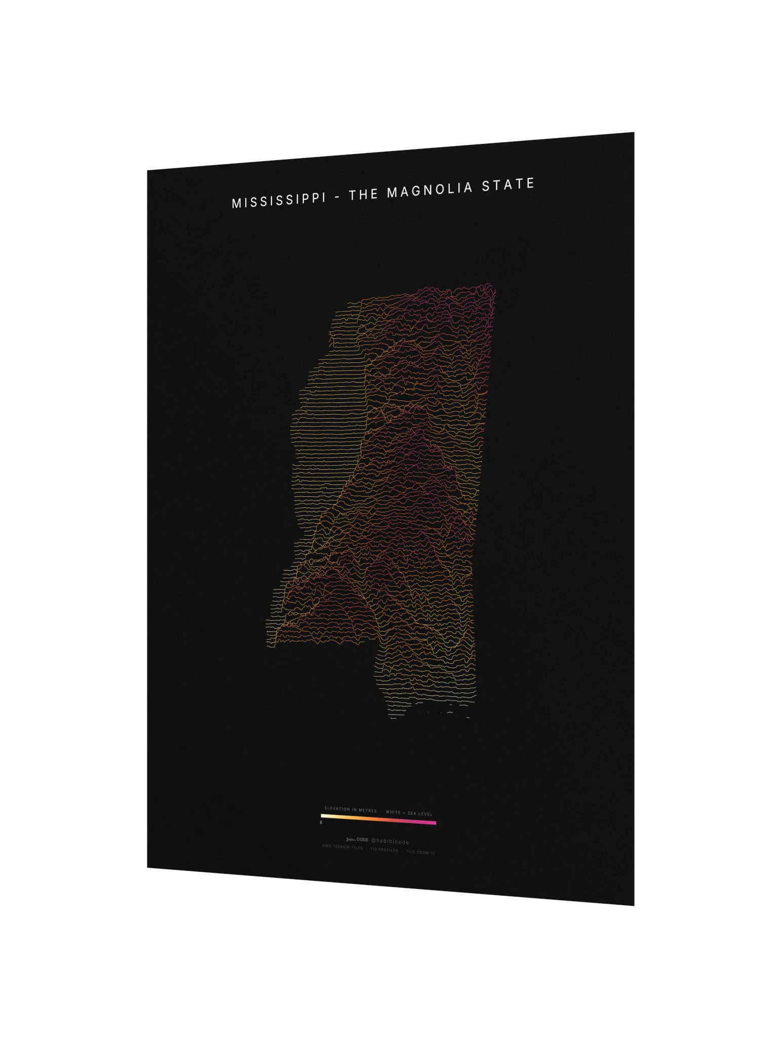 Ridgeline Poster - Mississippi product image (2)