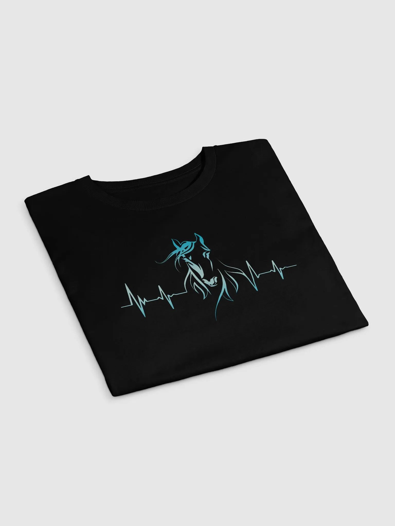 Horse Heartbeat Crop Top product image (3)
