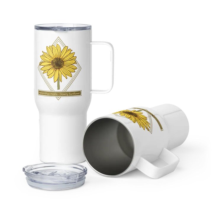 Helianthus Sunflower 25 Ounce Stainless Steel Travel Mug product image (2)