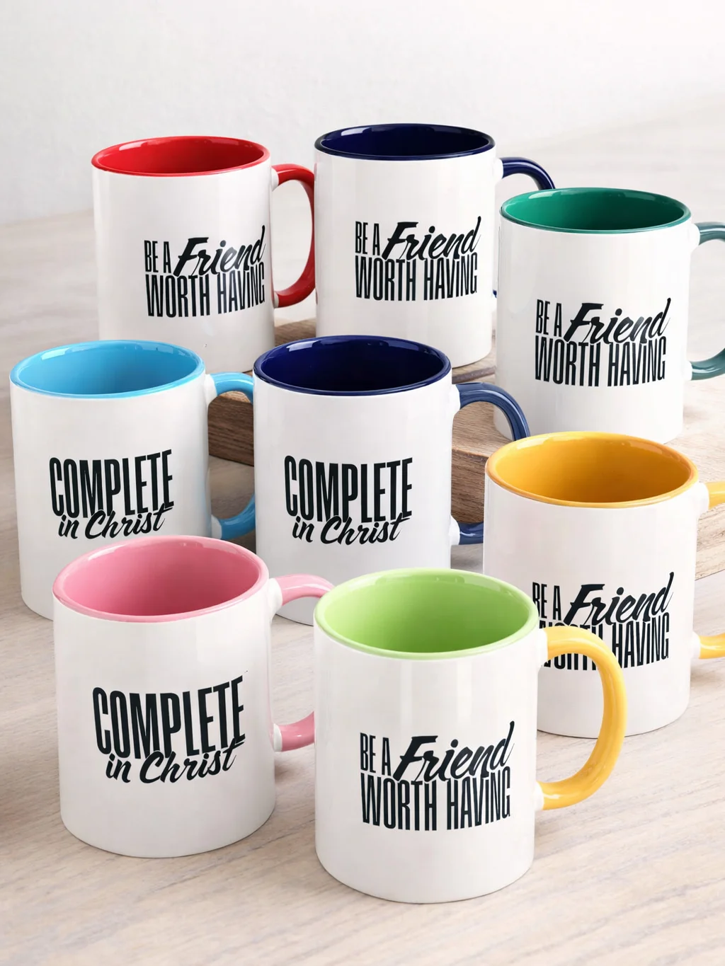 Complete in Christ/Be a Friend Worth Having Ceramic Mug product image (3)
