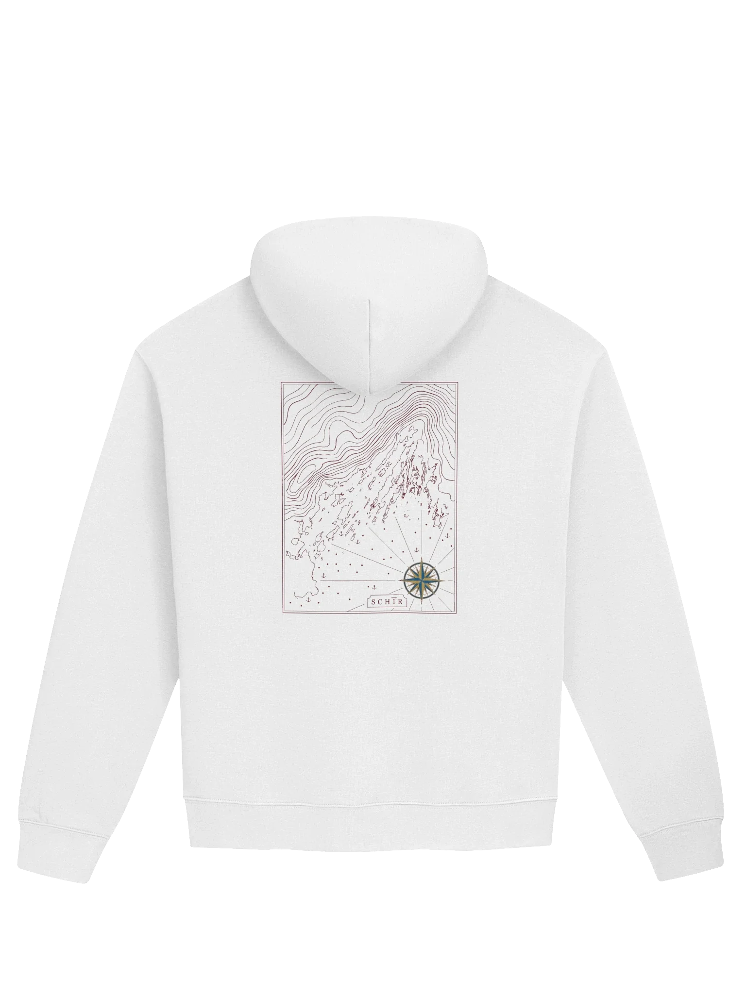 SCHĪR CONTOUR HOODIE — back print