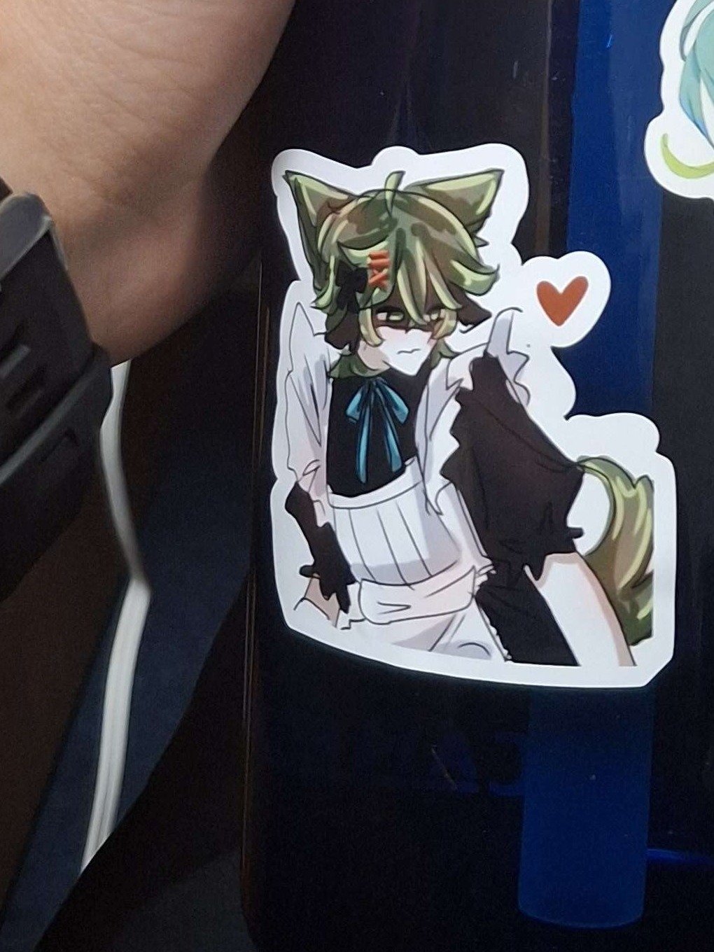 Shy maid frumpy sticker product image (2)