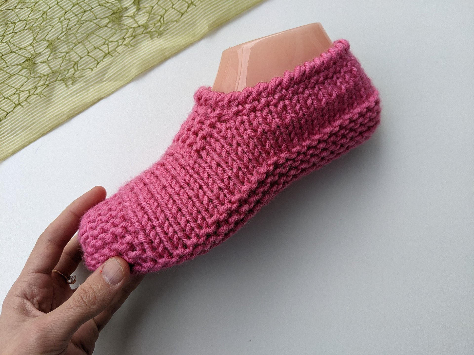 Two-Needles Flat Knit Socks Pattern product image (7)