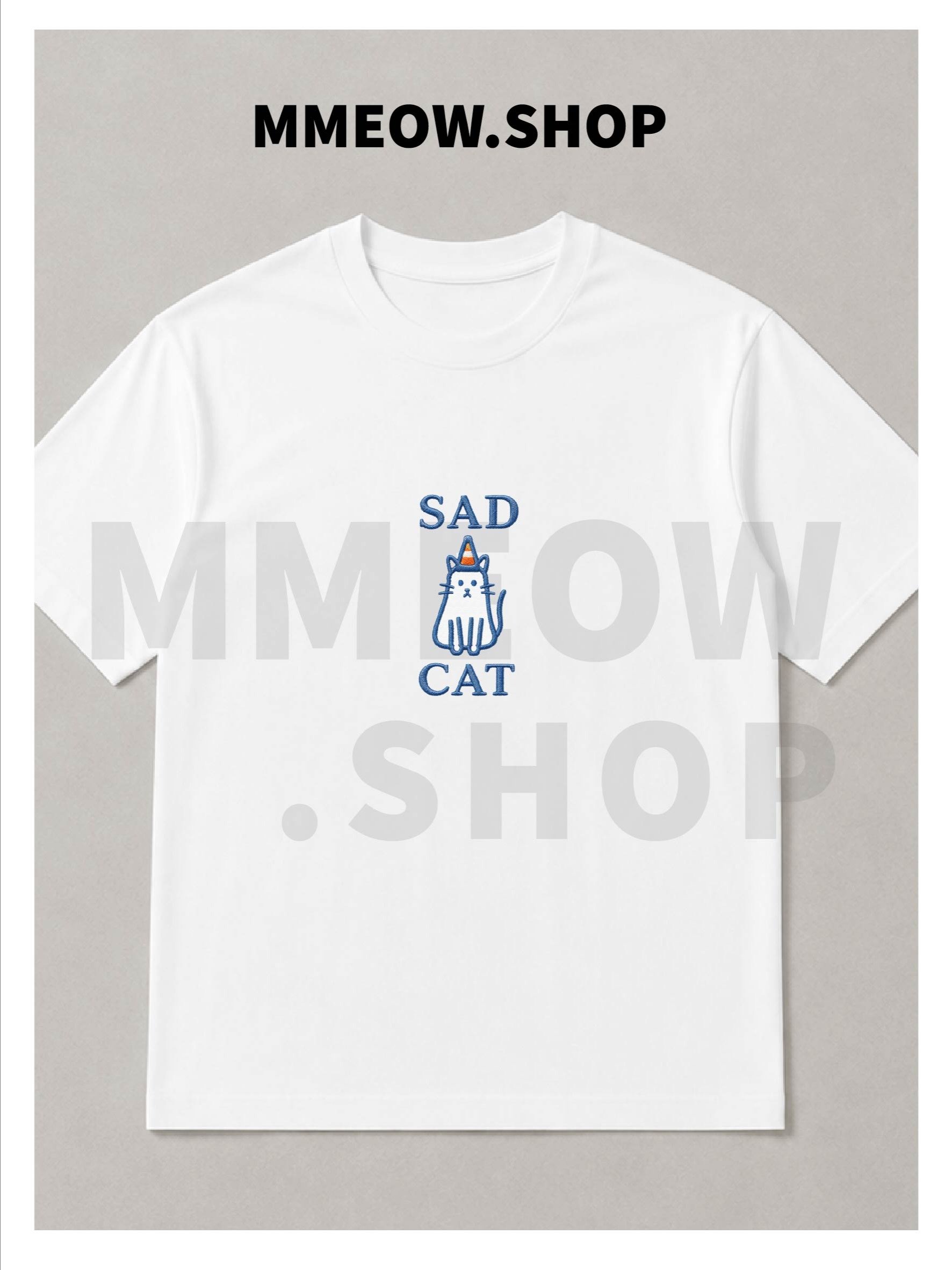 SAD CAT T- shirt product image (10)