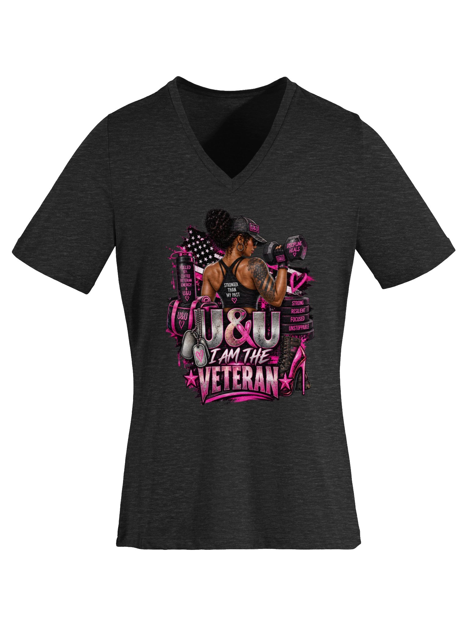 I am the Veteran V-Neck Tee 3 product image (5)