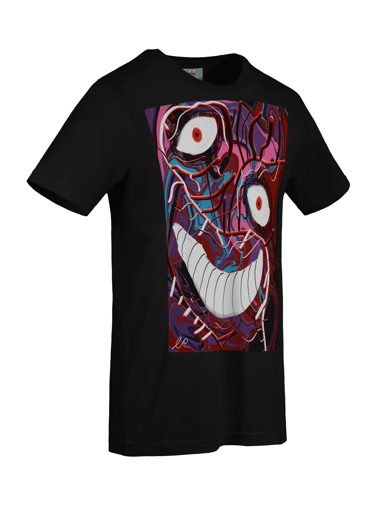 Abstract Monster Face Tee product image (7)