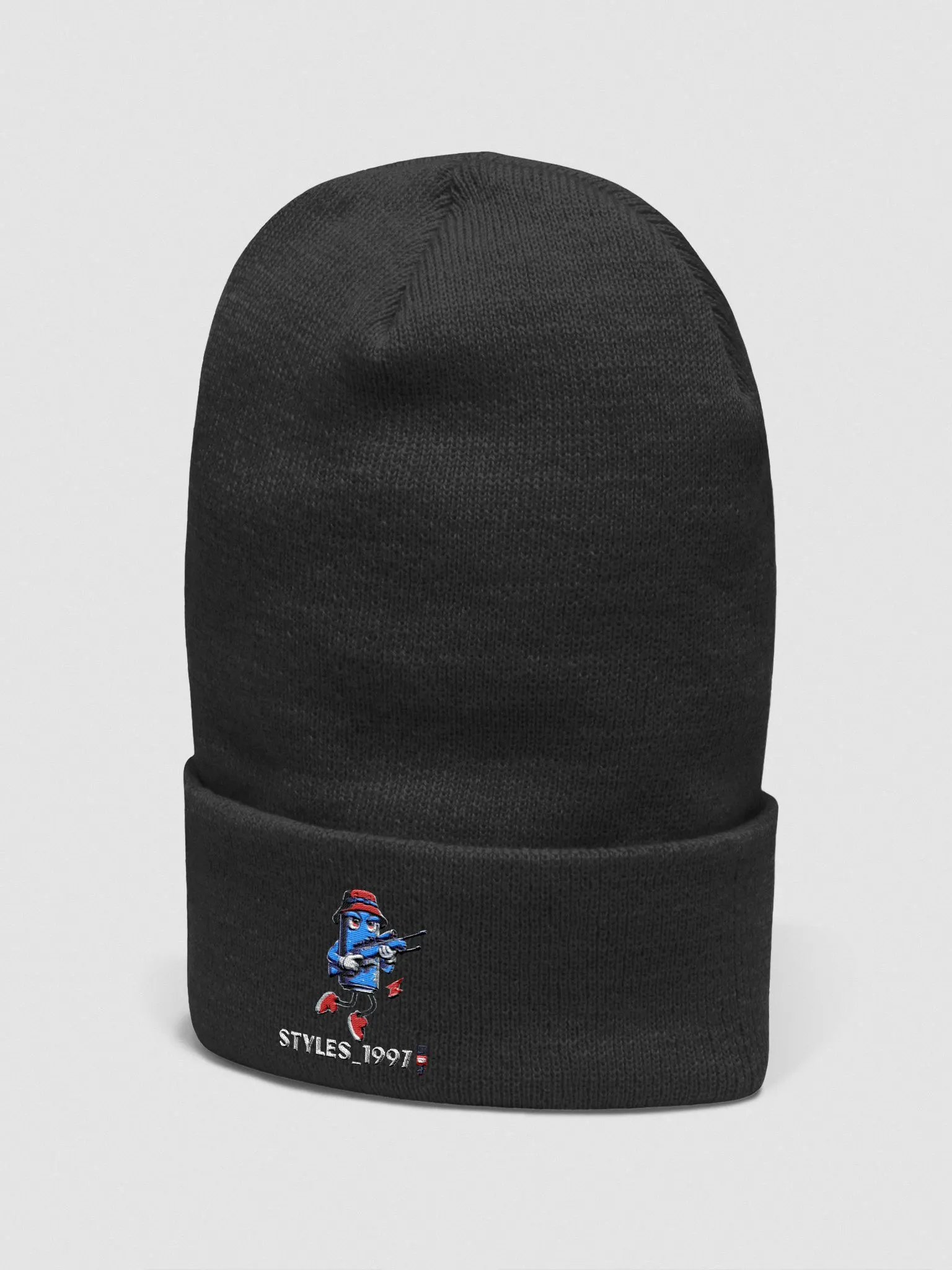Styles Beanie in black product image (2)