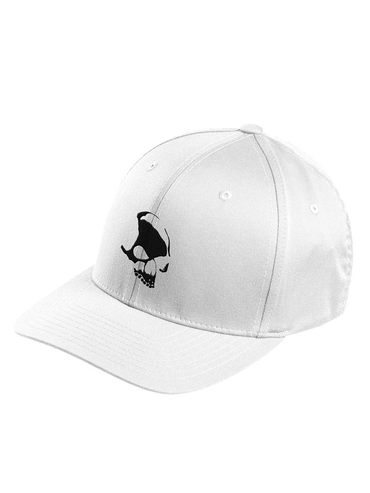 Armada Skull Flexfit Structured White Fitted Cap product image (2)