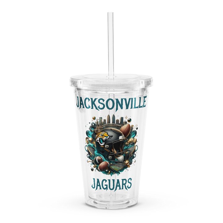 Jacksonville Cityscape Clear Tumbler (16 oz) product image (1)