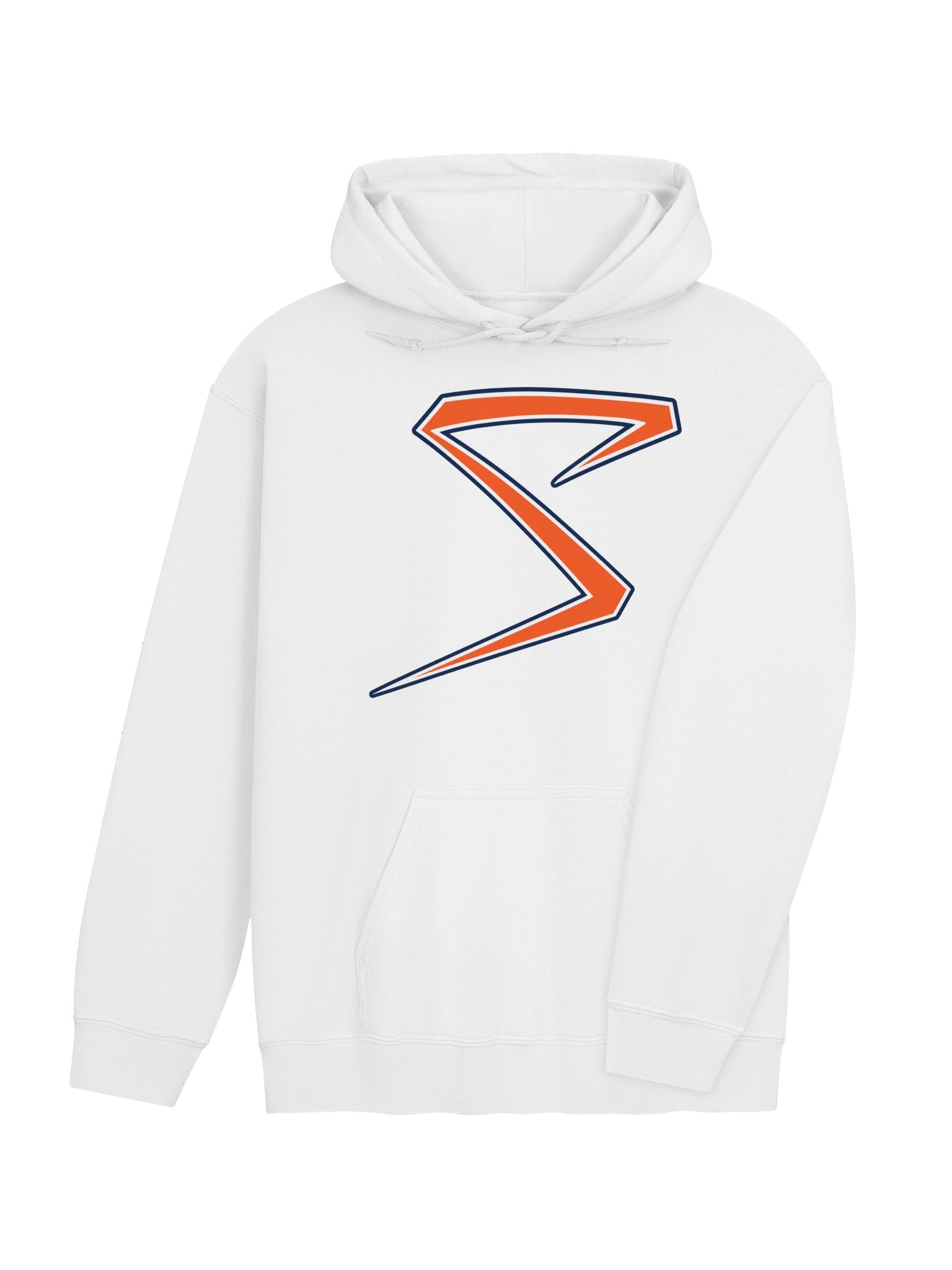 Midwest Sluggers S-Logo-Orange Unisex Hoodie product image (4)