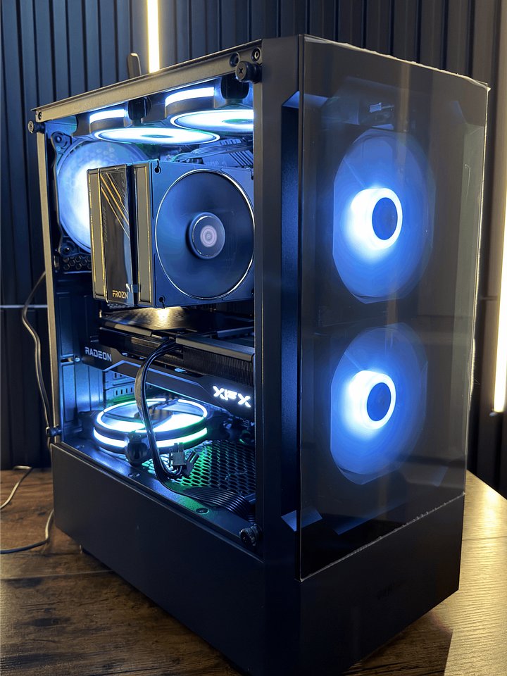 Pc Gaming Titanium One - Ryzen 7 5800XT + 9060 XT 16GB + 32GB DDR4 3200MHz + Gigabyte B550 product image (1)