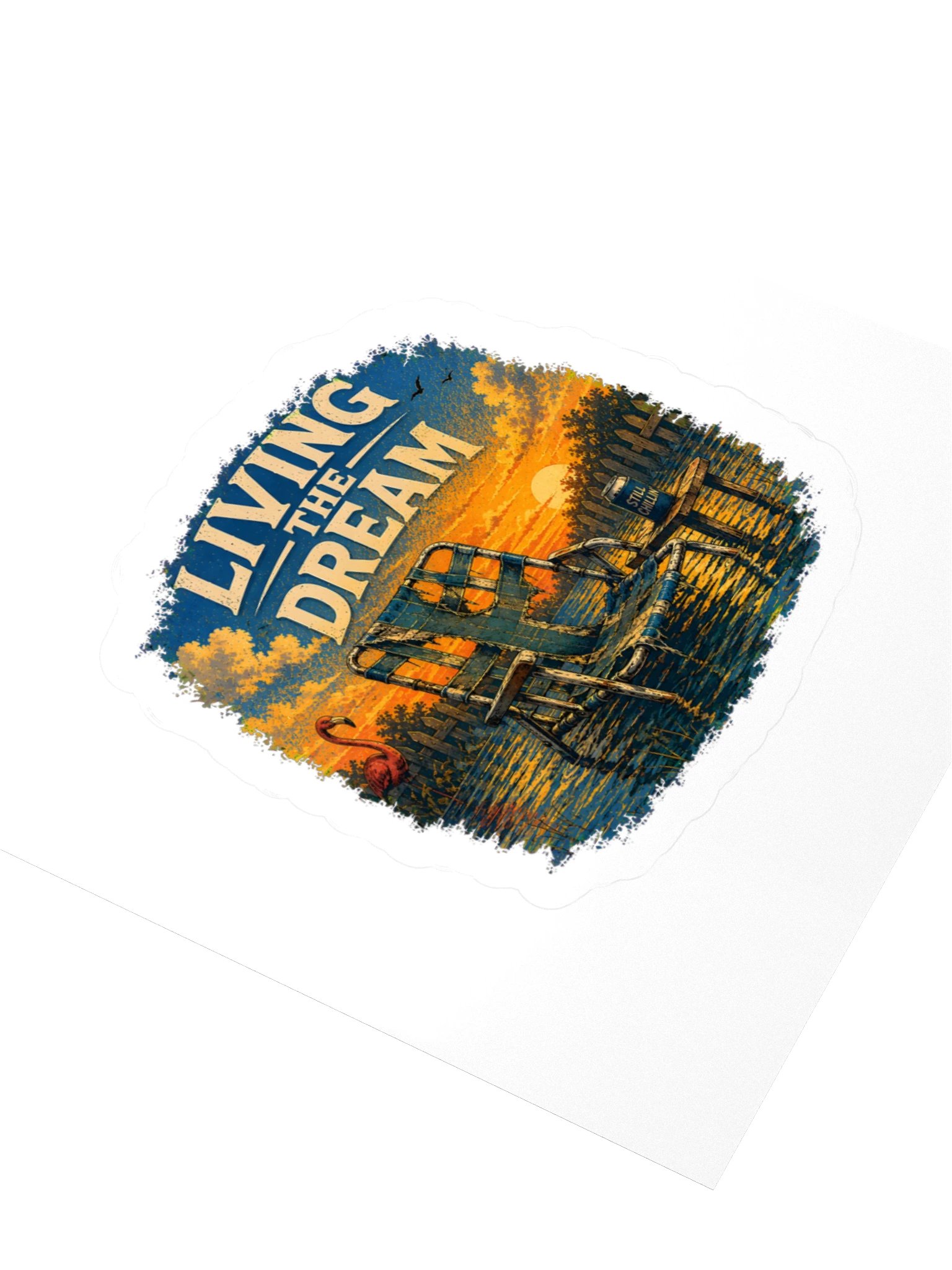 Living The Dream Sticker product image (3)