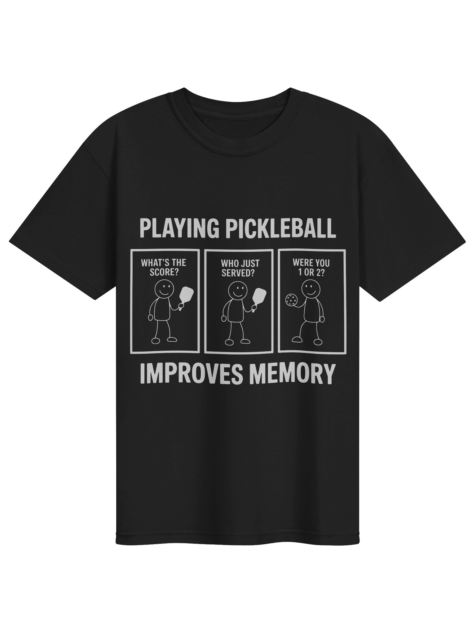 Playing Pickleball Improves Memory Tee product image (1)
