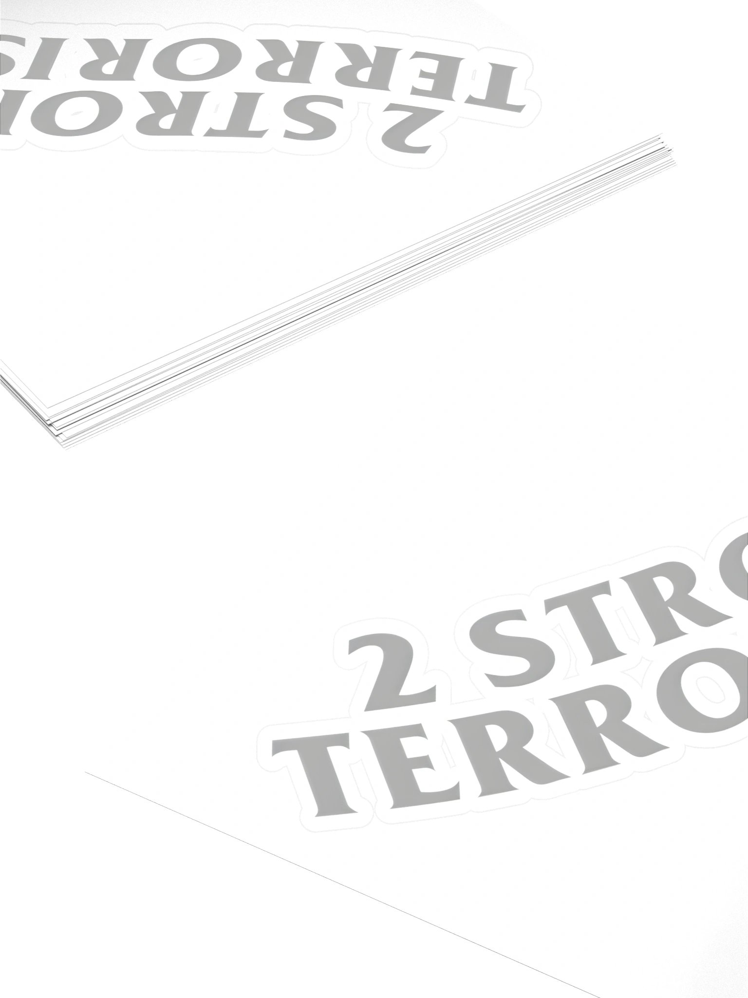 2 STROKE TERRORISTS STICKER product image (4)