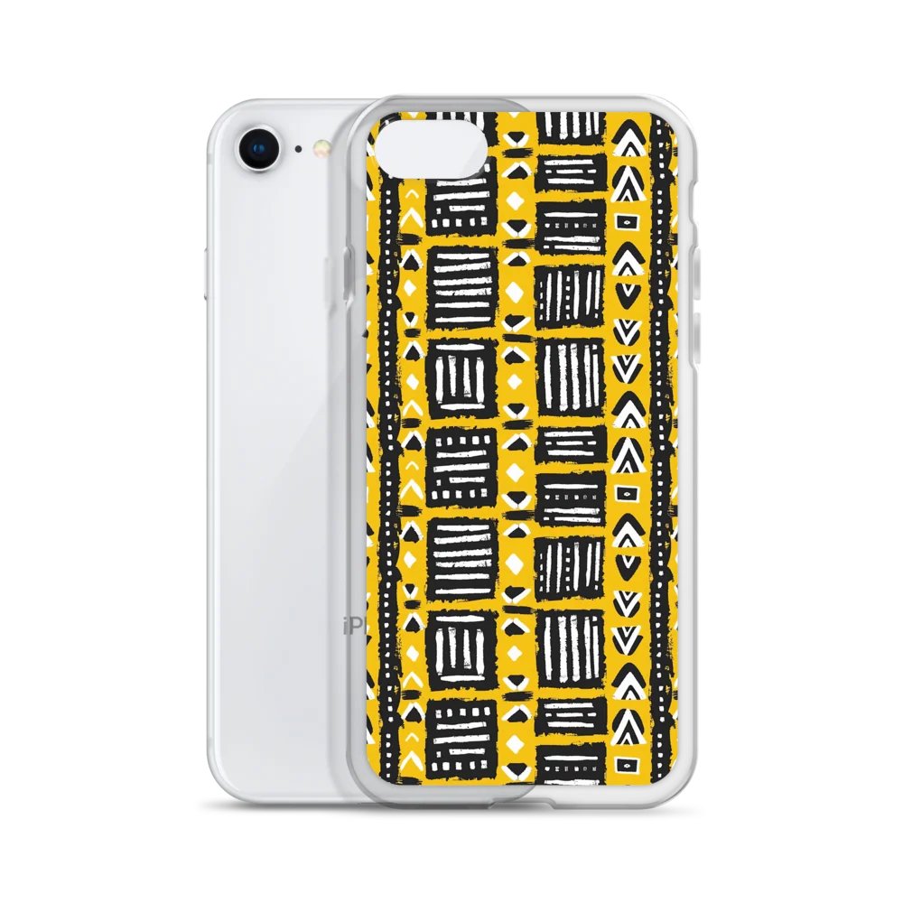 Tribal Vibes Clear iPhone® 7/8, 11, 12, 13, 14, 15, 16, 17, X/XS, SE, XR, Mini, Pro, Pro Max, Plus Cases. product image (2)
