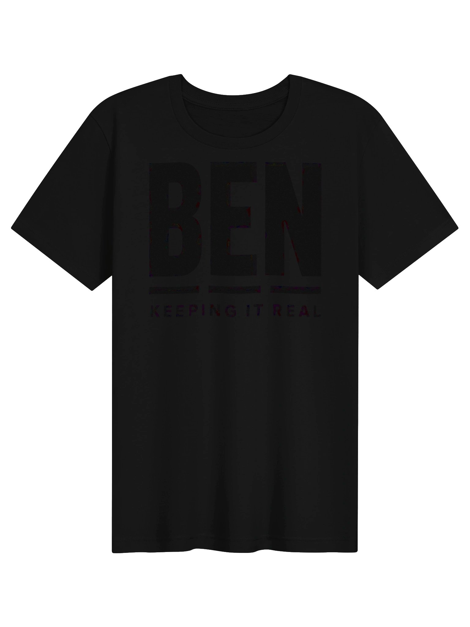 BEN “Keeping It Real” Black T-Shirt product image (1)