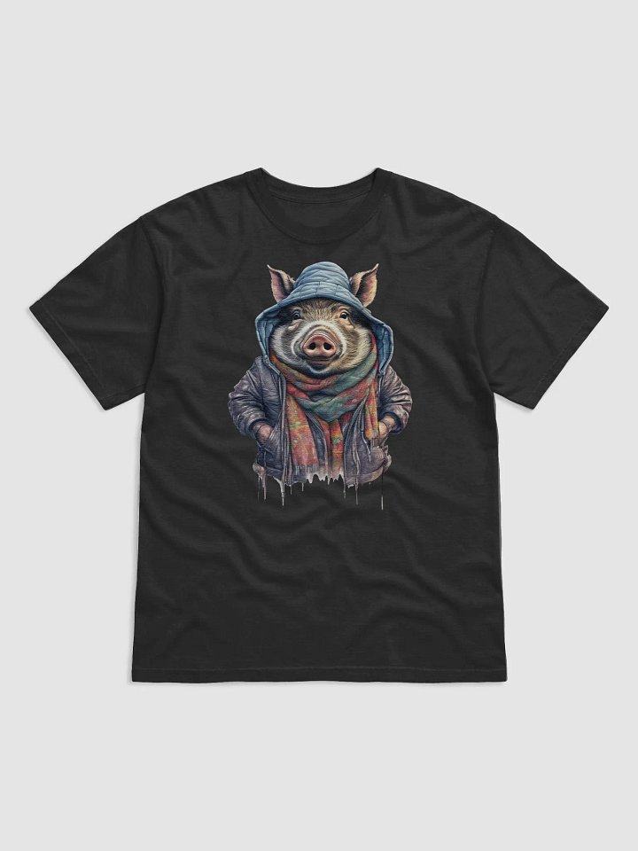 wild boar wearing a jackets hat and a scarf product image (1)