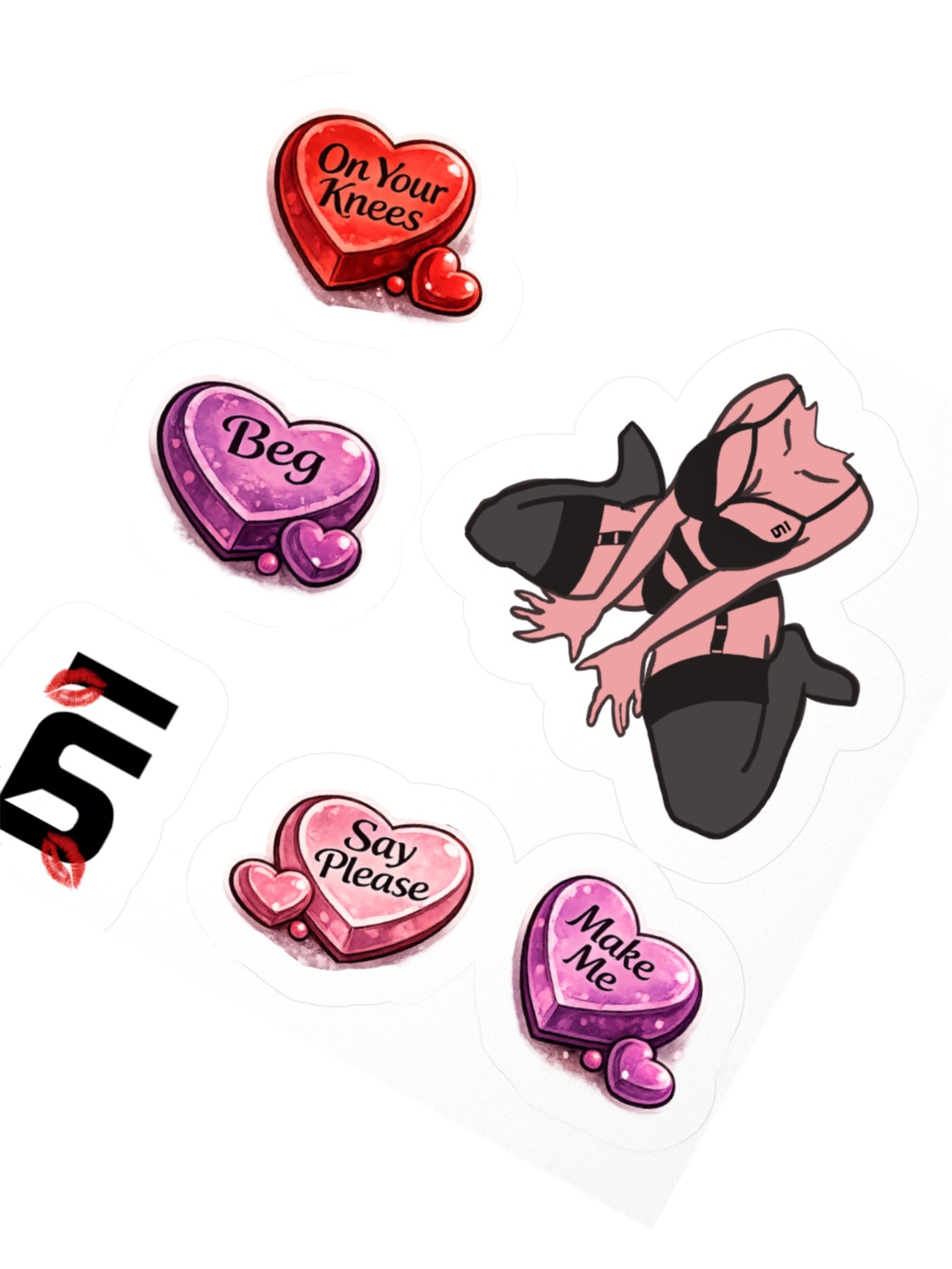Submissive Seduction Sticker Set product image (2)