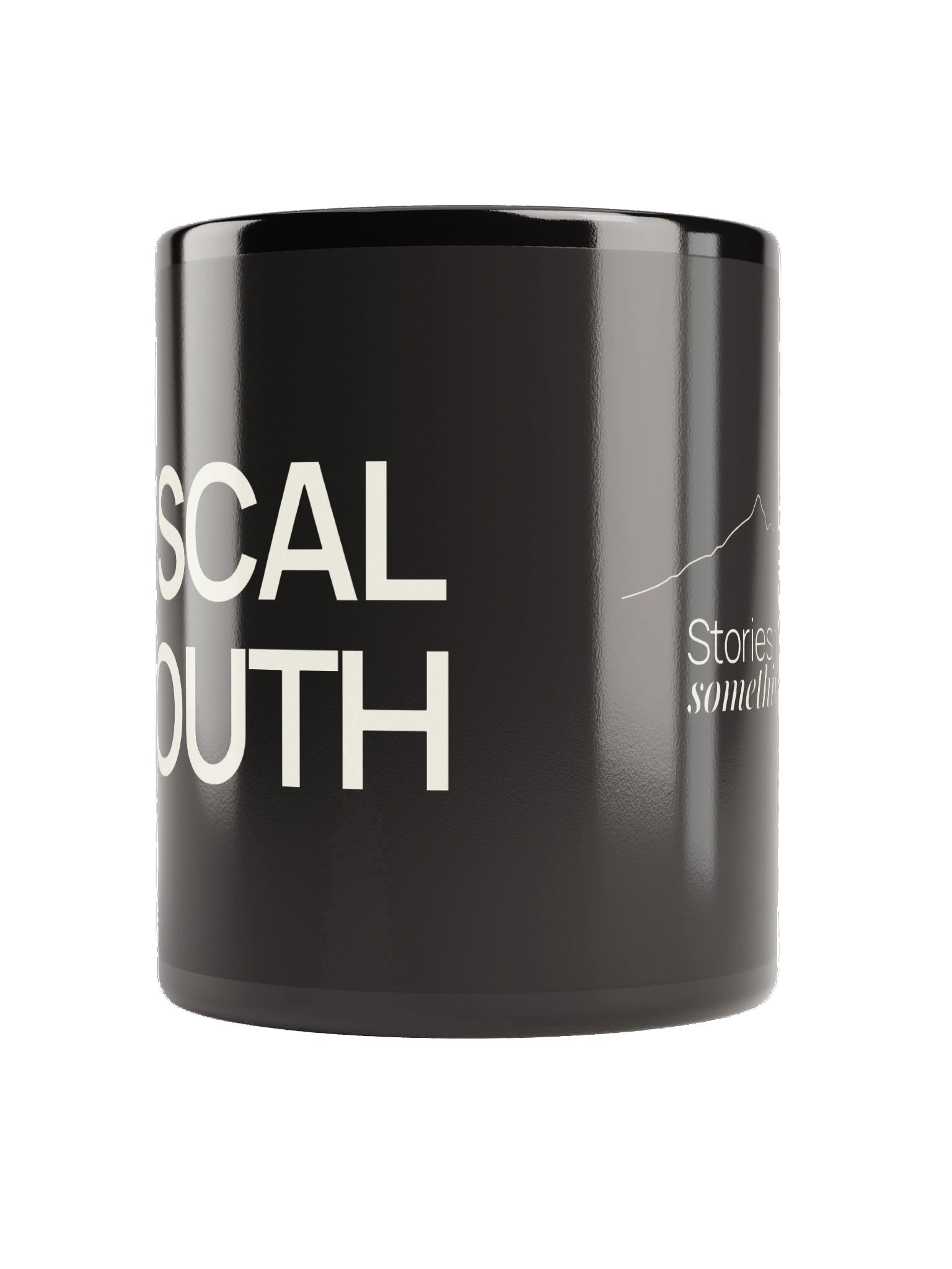 Stories at Stake — Black Glossy Mug product image (2)