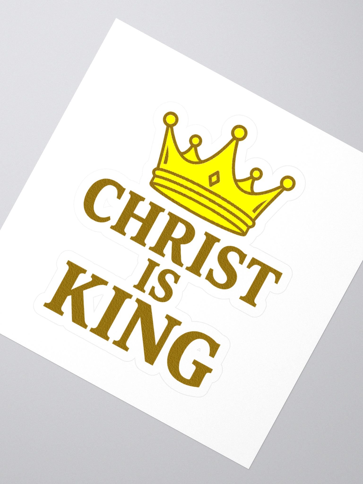 CHRIST IS KING STICKER product image (2)