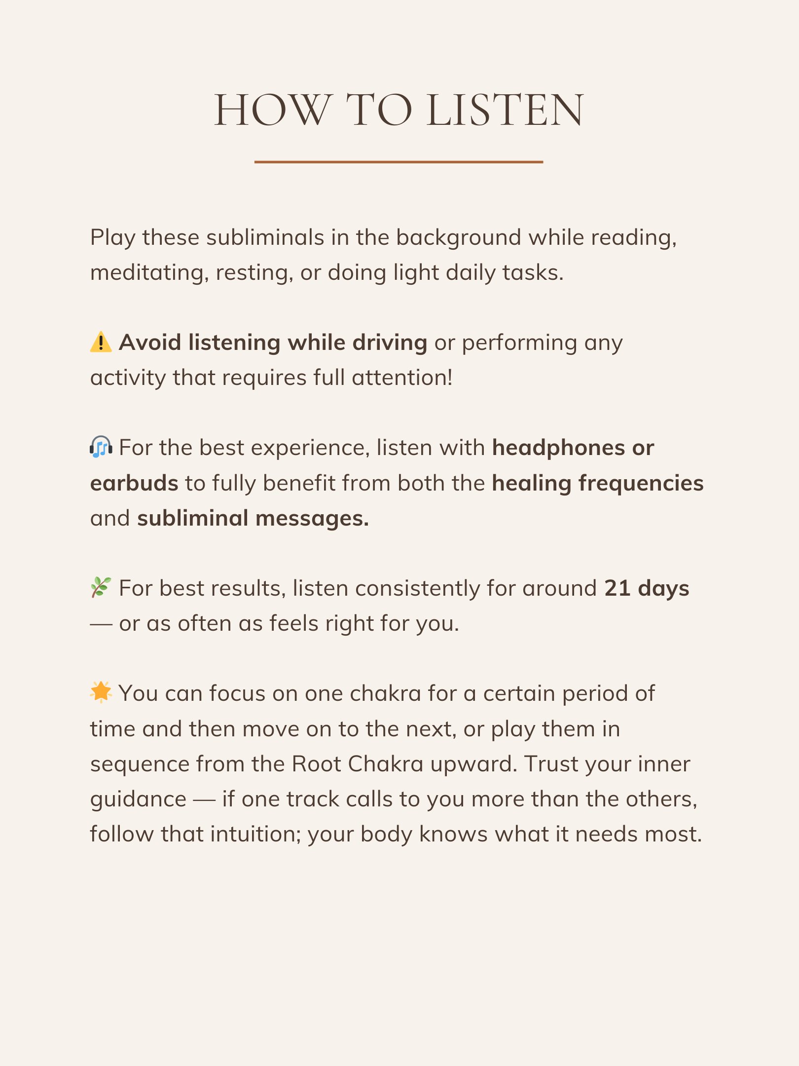 3 Chakra Healing Subliminals MP3 Bundle-Root • Sacral • Solar Plexus | MP3 Audio Download product image (6)