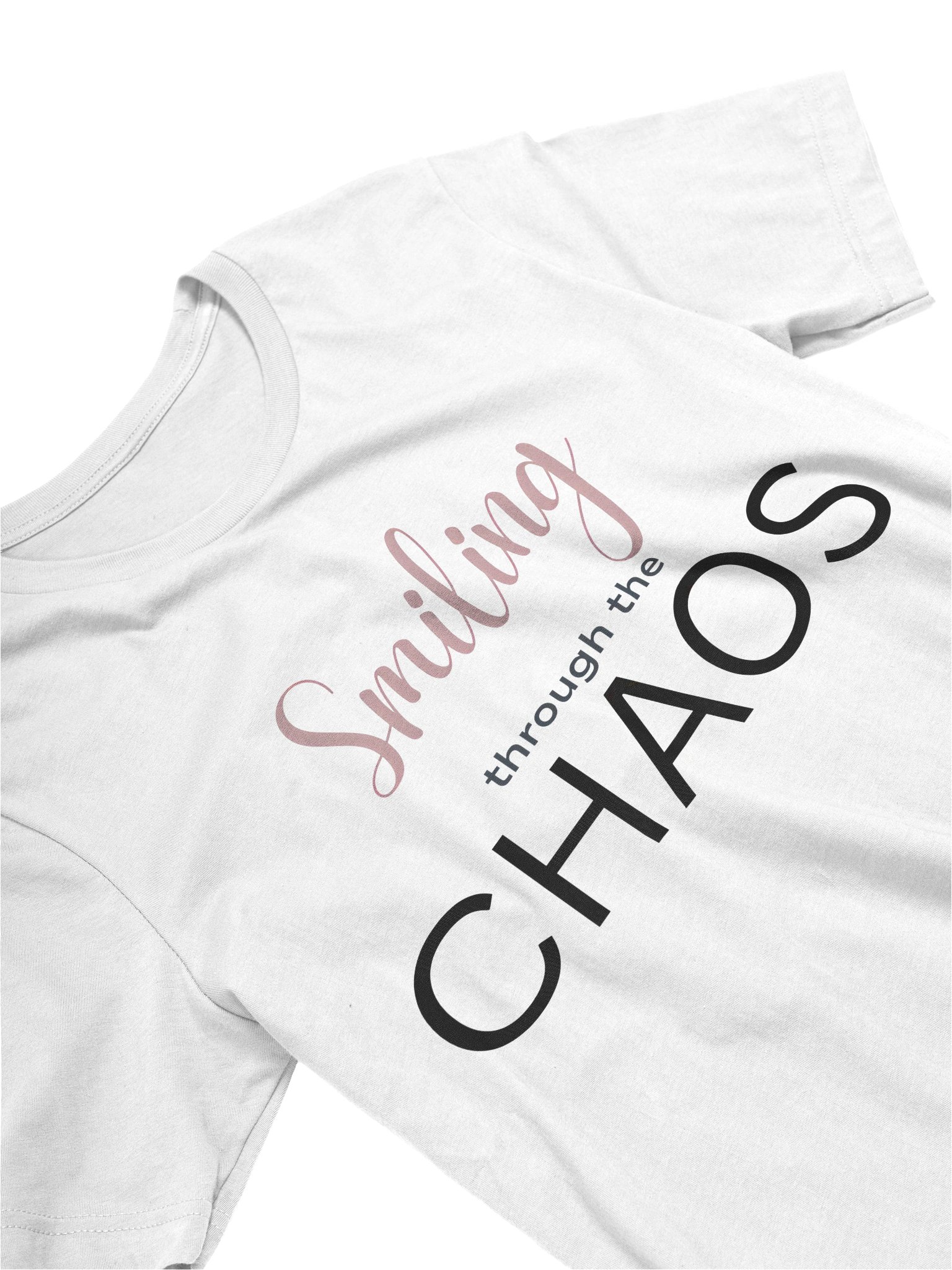 Smiling Through the Chaos Tee| Gothic Tattoo- Style By Inkthorn Studio product image (3)