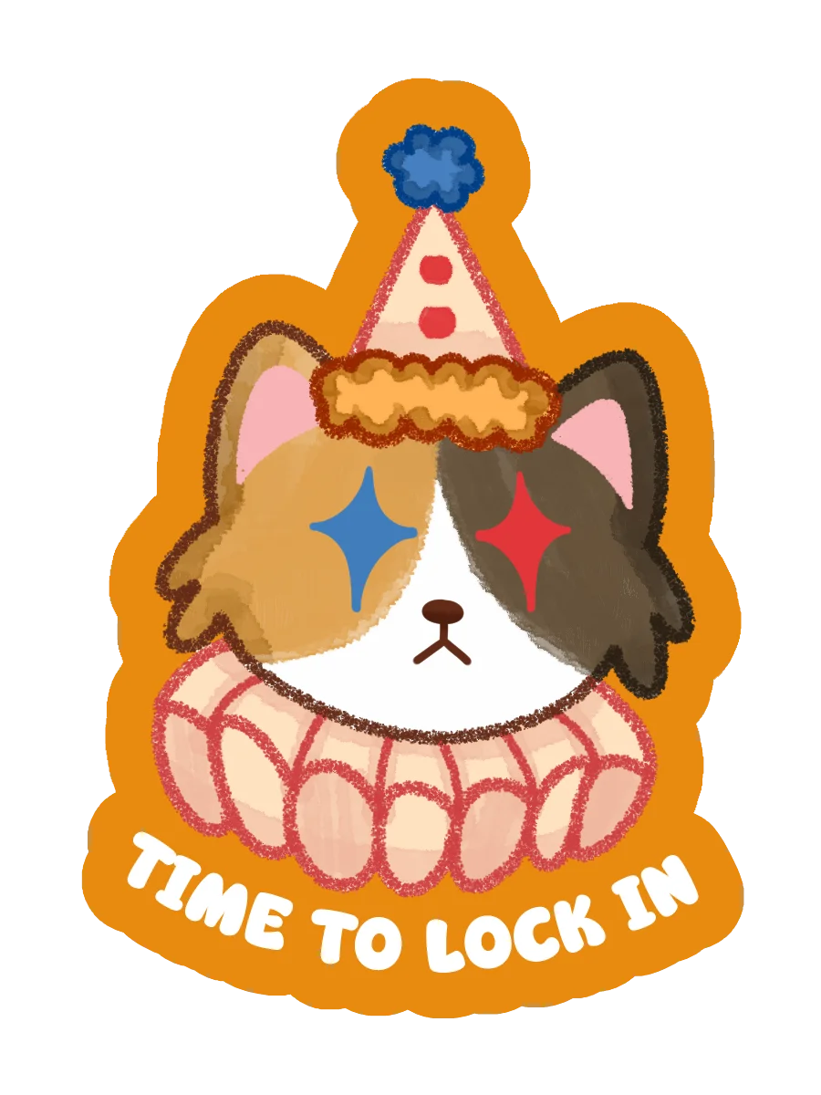 Time To Lock In Sticker product image (3)