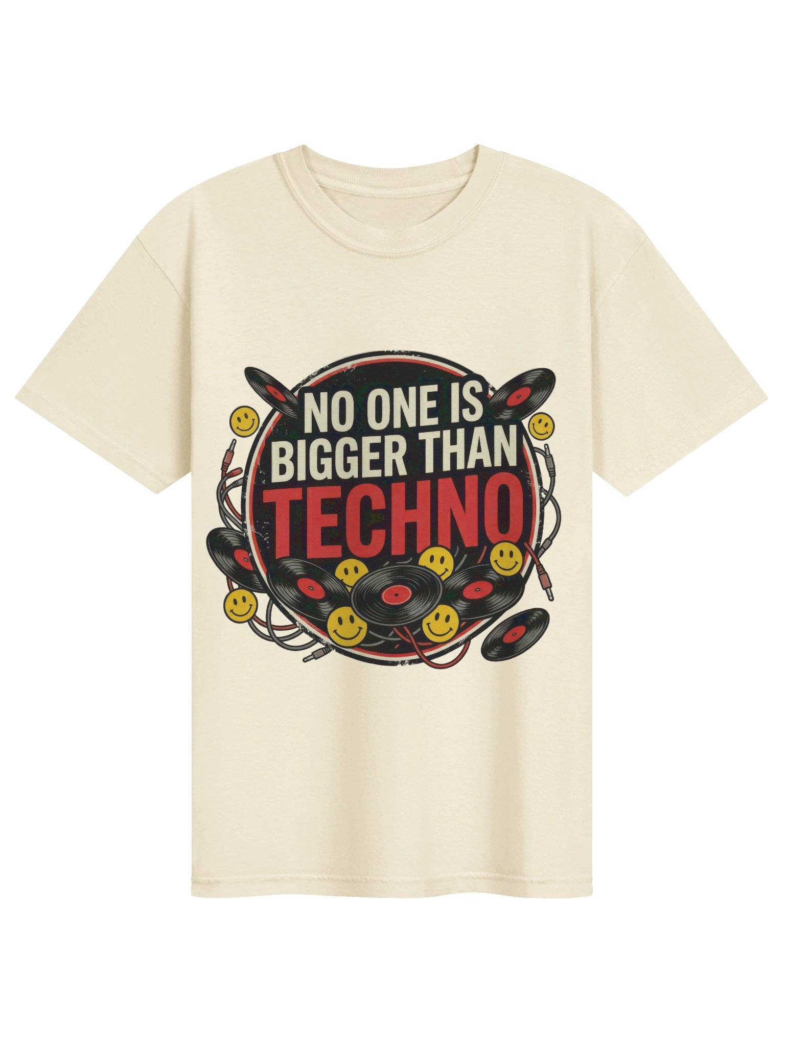 No One Is Bigger Than Techno Tee product image (1)