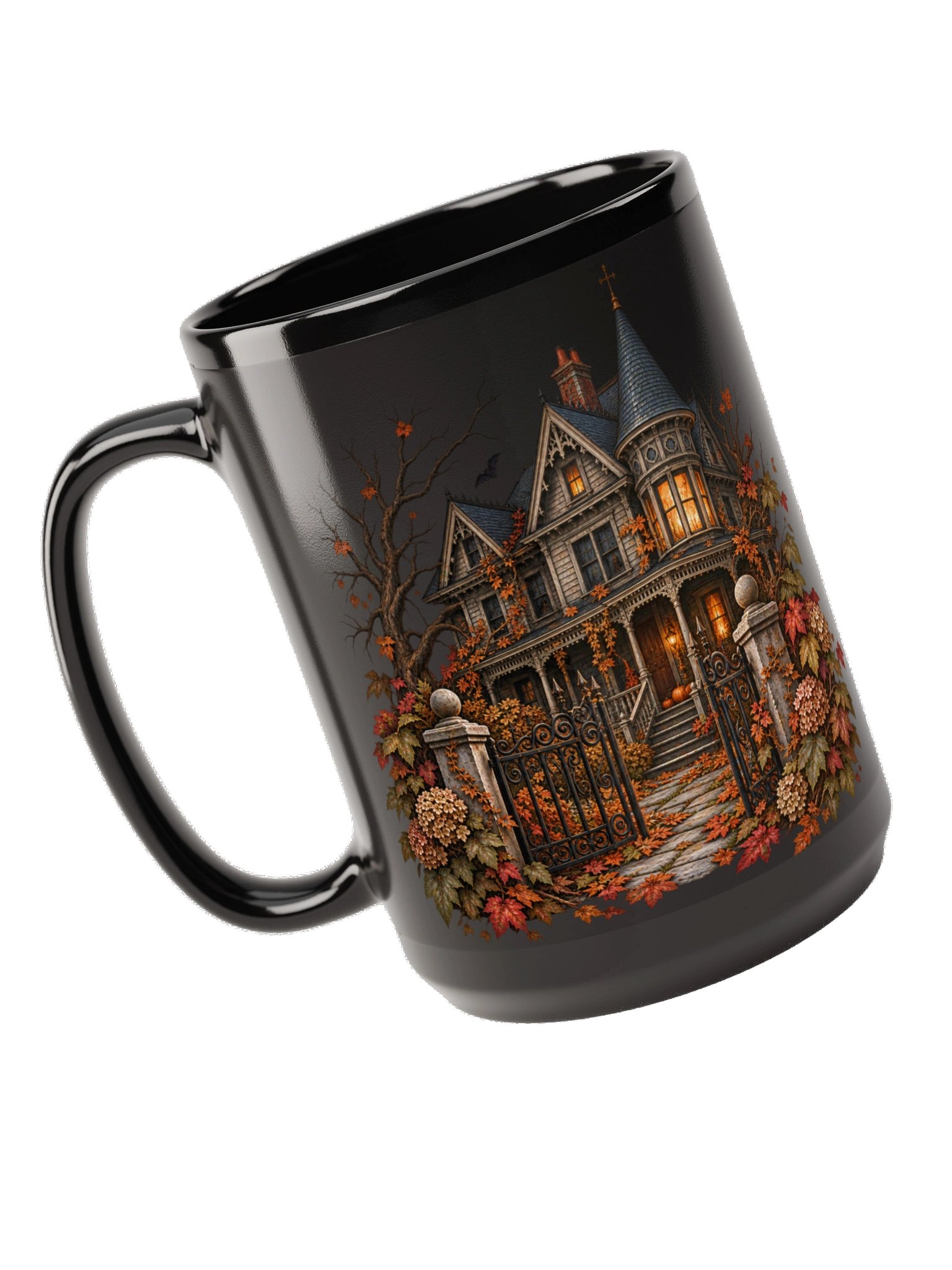 The House at the End of the Lane Black Mug product image (1)