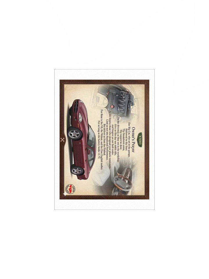 Modurol Premier Contributor - Big Cat Owners Prayer Poster product image (1)