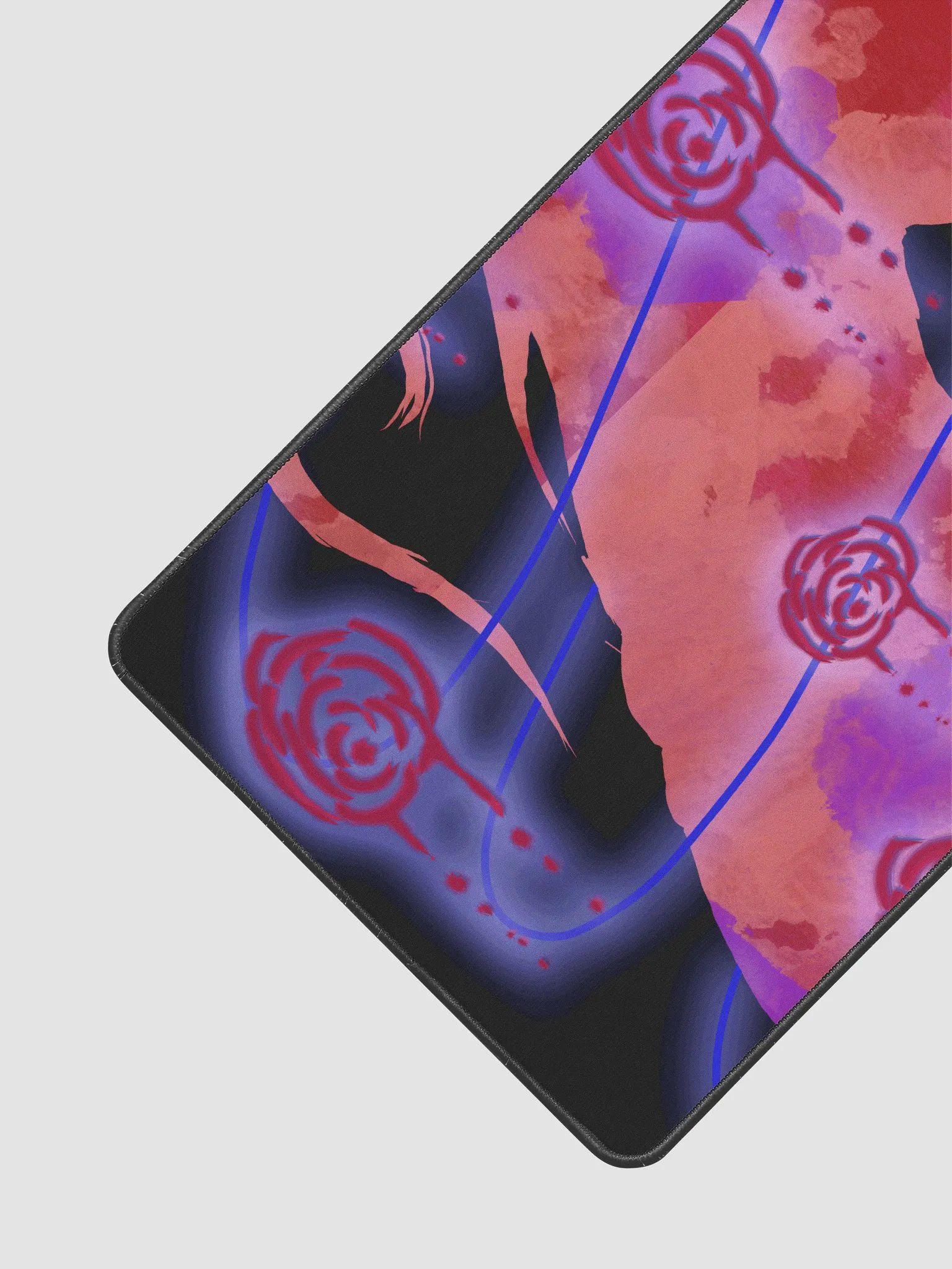 Glowing Rose Desk Mat product image (3)