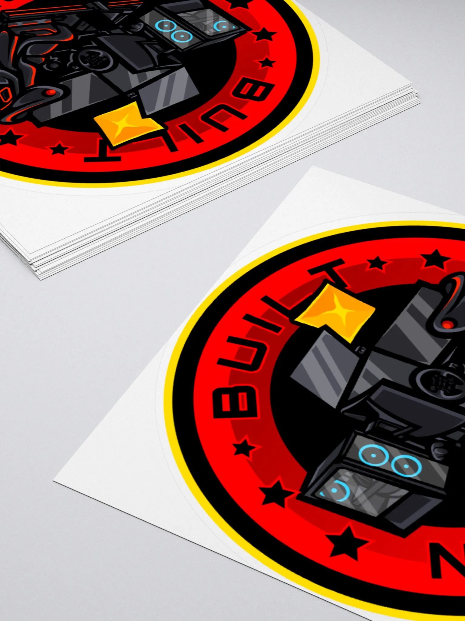 Built Not Bought Sticker product image (4)