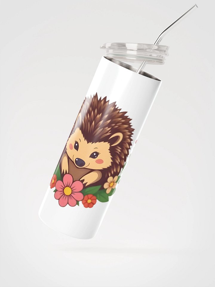 Floral Hedgehog Stainless Steel Tumbler product image (2)