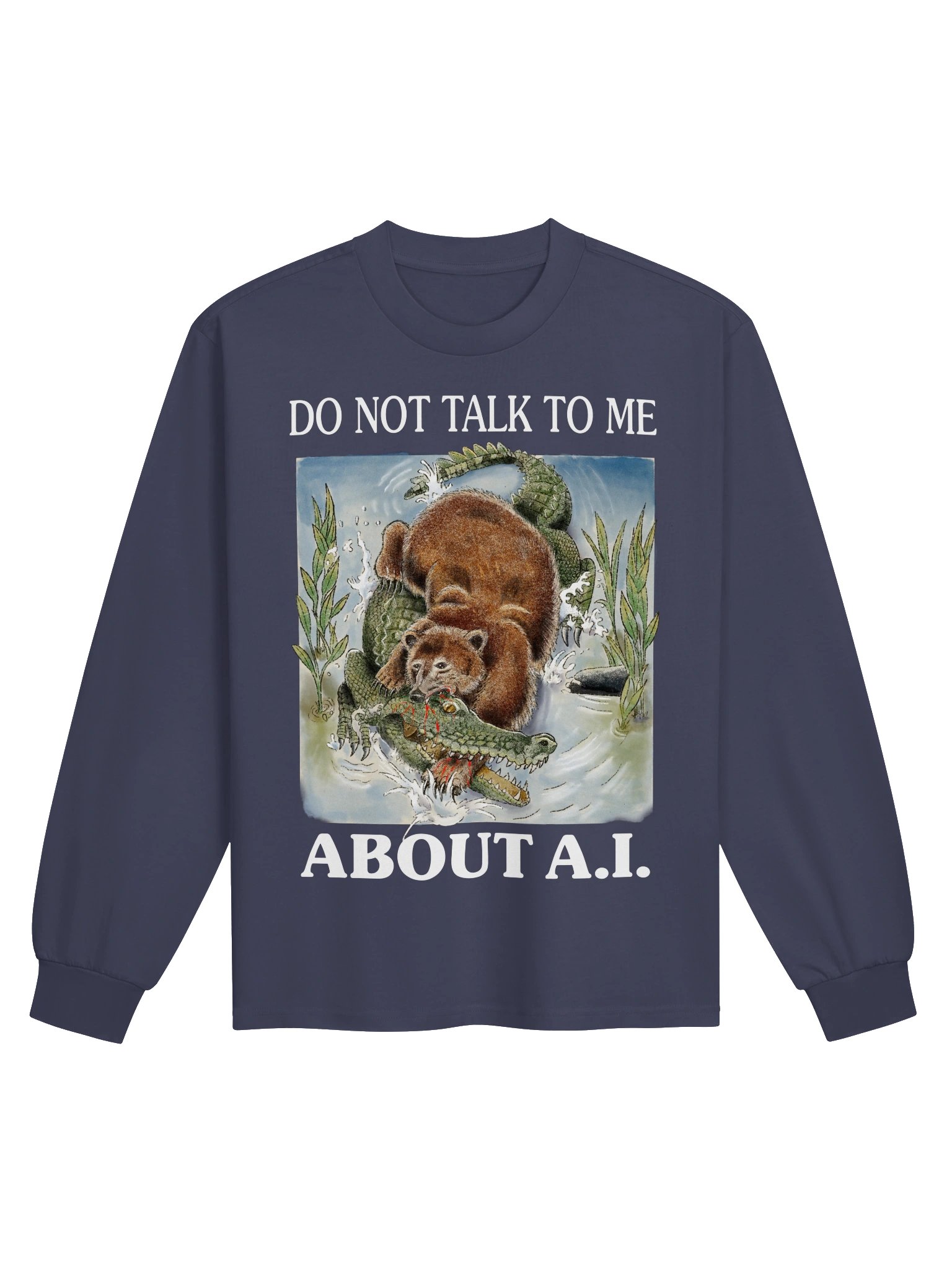 Don't Talk A.I. - BB x ASC Long Sleeve TShirt product image (7)