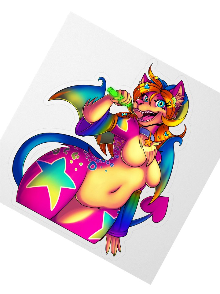 Sparkledog Rave Sticker product image (2)