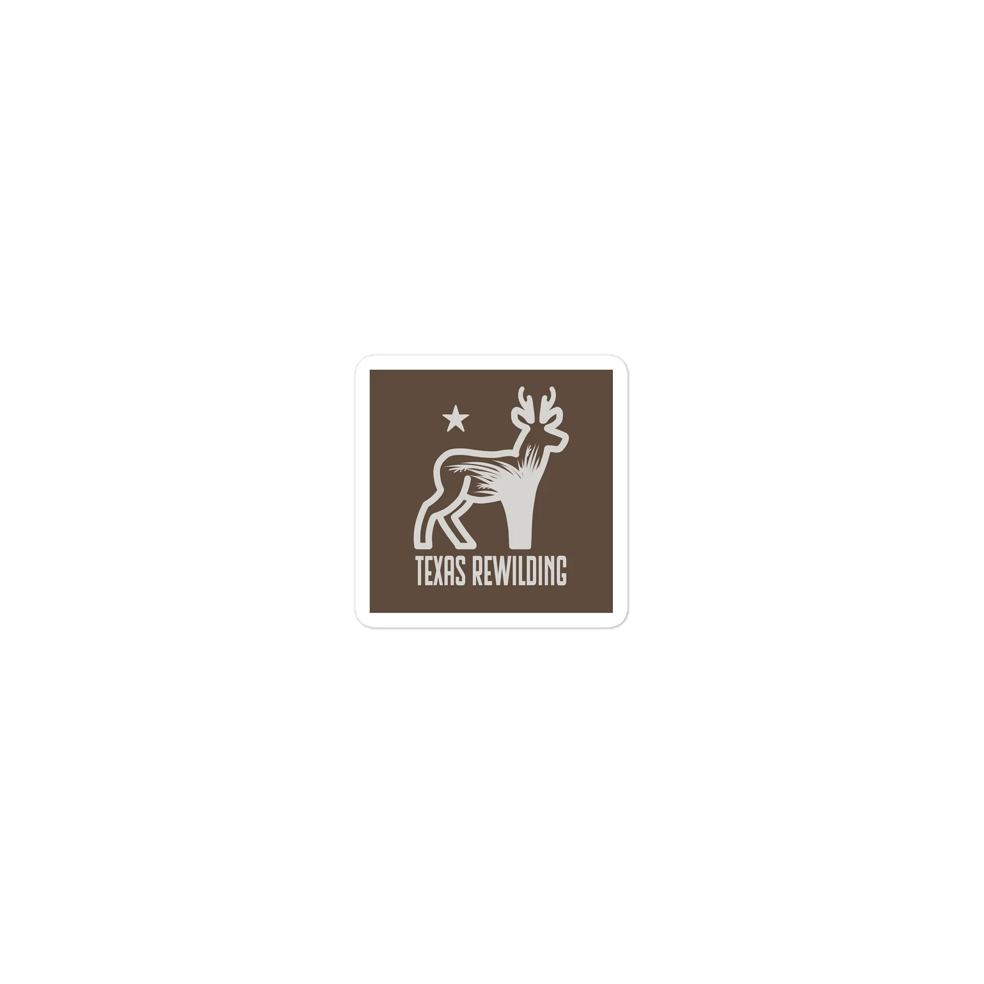 Logo Sticker - Brown product image (1)