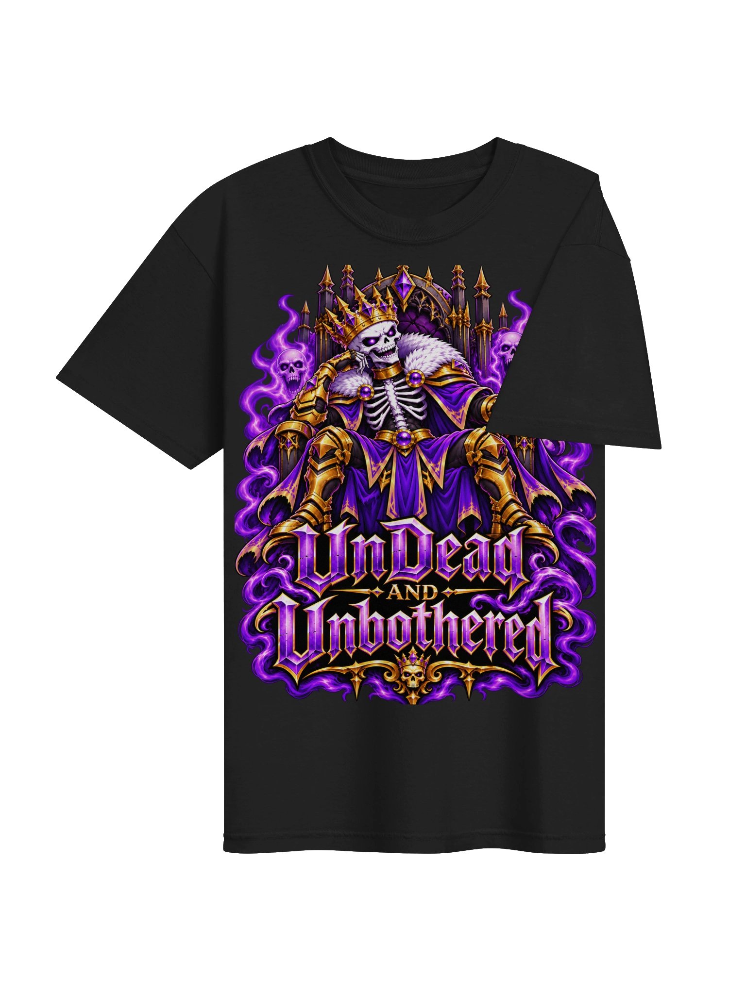 Undead And Unbothered Tee (Purple) product image (4)