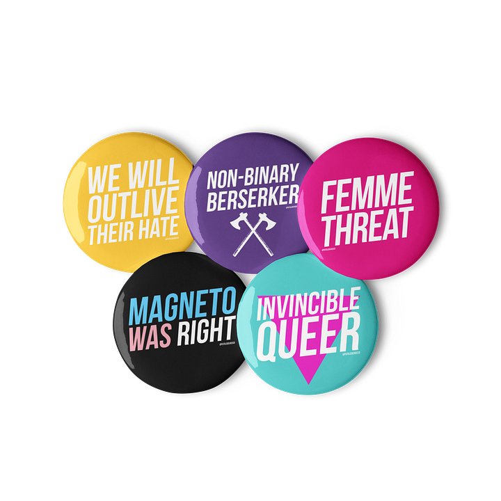 FUTILE DEVICE: LGBTQAI+ BUTTONS 2 product image (3)