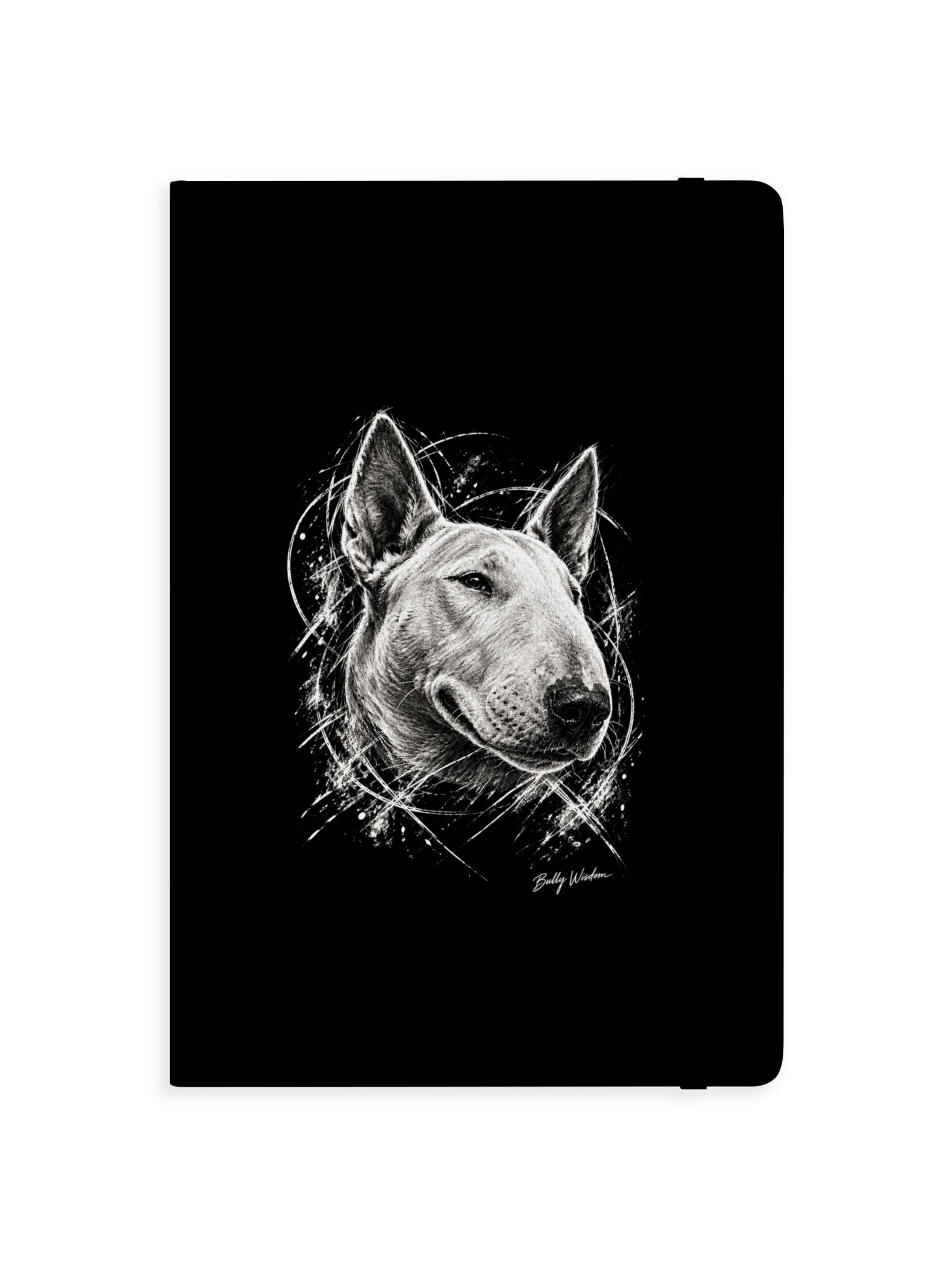 Bull Terrier portrait Notebook product image (1)